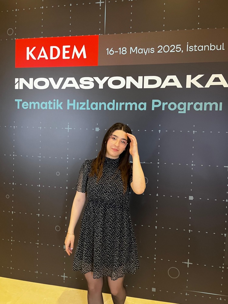 Öznur Koçak at the KADEM Women in Innovation program